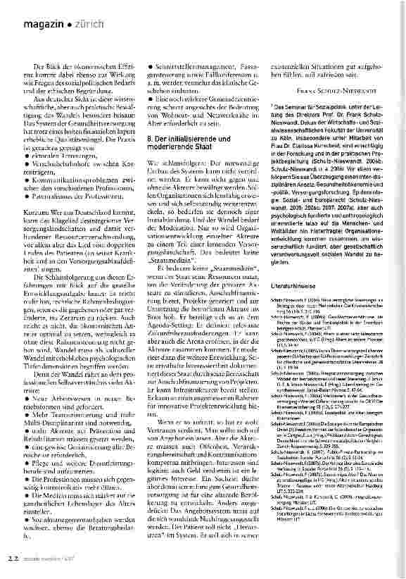 Vorschauseite 4: Innovationen in der Gesundheitsversorgung in Zürich