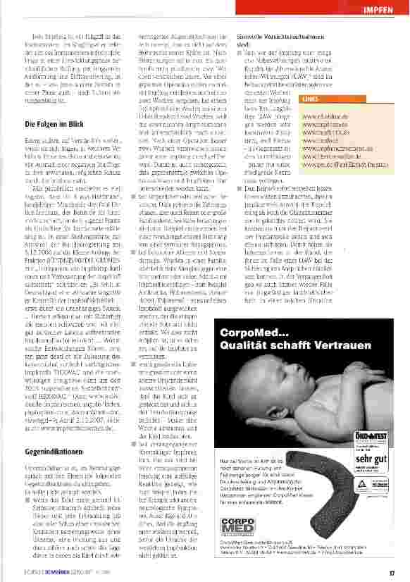 Vorschauseite 4: Die Hebamme als Impfberaterin?