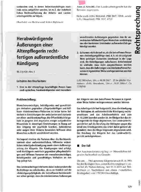Vorschauseite 6: Kürzung der Wechselschichtzulage für Teilzeitbeschäftigte ohne sachlichen Grund rechtswidrig