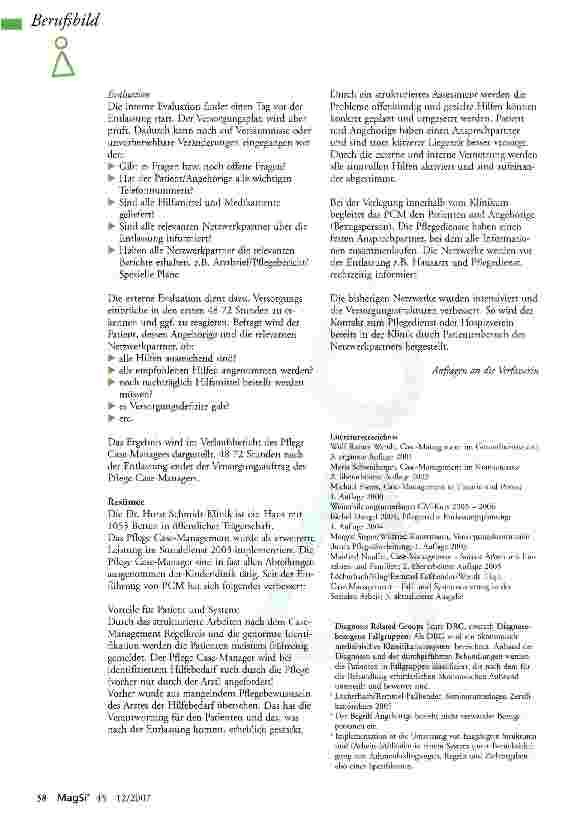 Vorschauseite 4: Pflege Case-Management