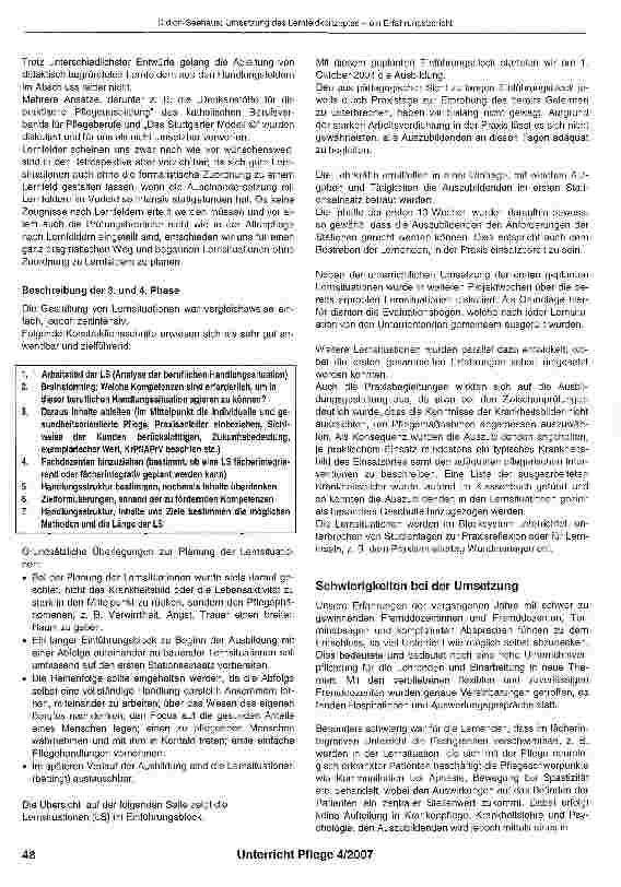 Vorschauseite 3: Umsetzung des Lernfeldkonzeptesein Erfahrungsbericht
