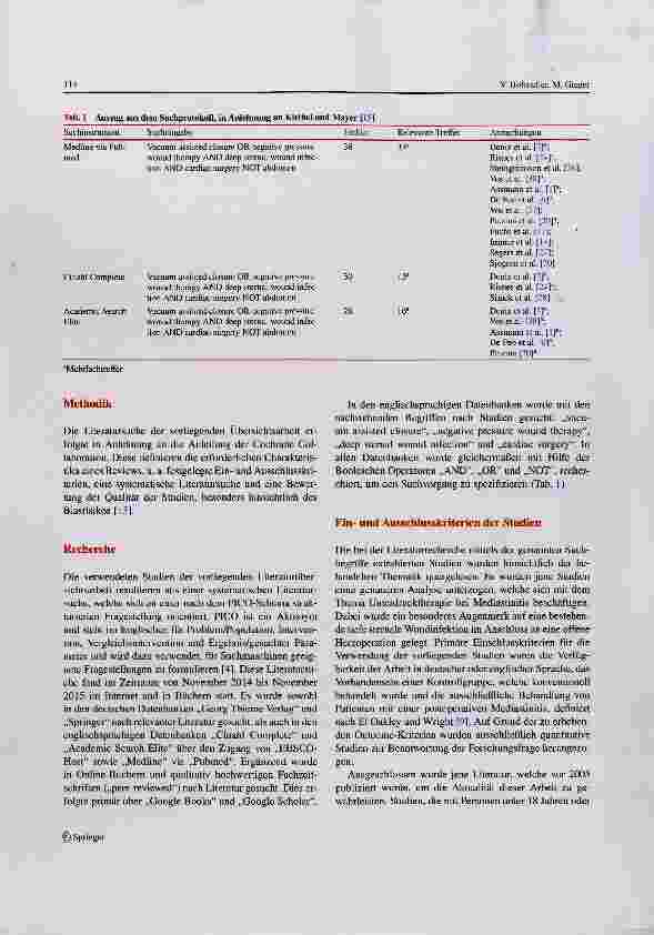 Vorschauseite 3: Unterdrucktherapie bei Mediastinitis nach einer offenen Herzoperation