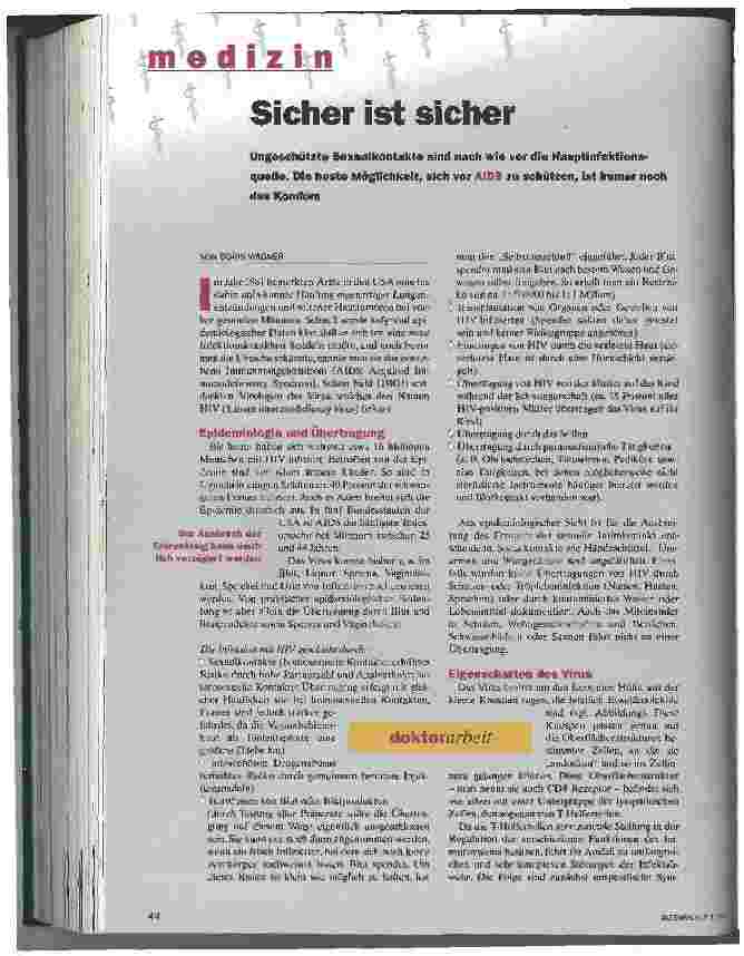 Vorschauseite 1: Sicher ist sicher