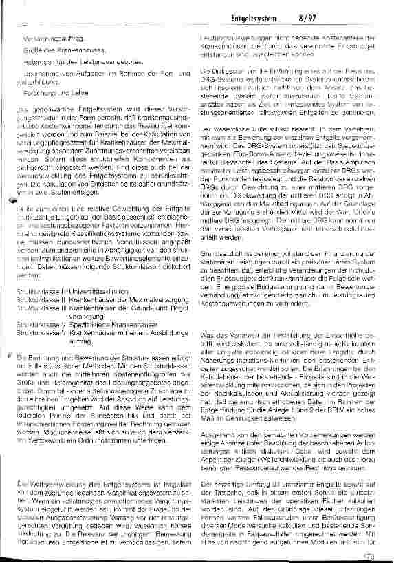 Vorschauseite 5: Weiterentwicklung des Entgeltsystems Perspektiven für die Finanzierung von Krankenhäusern