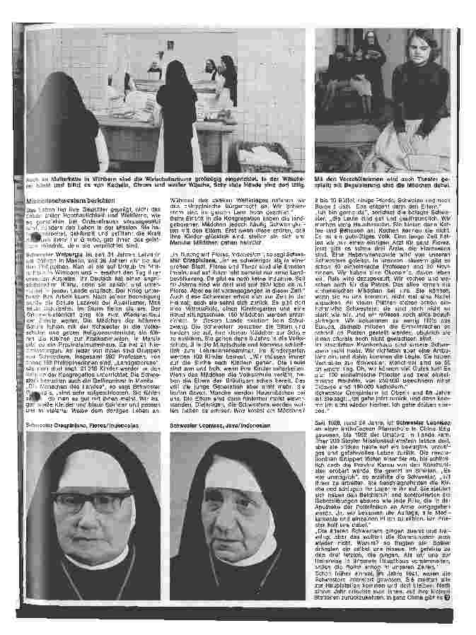 Vorschauseite 6: Die Steyler Missionsschwestern Dienerinnen des Heiligen Geistes