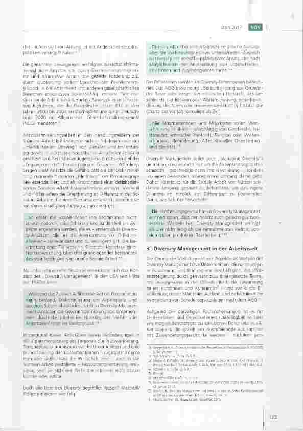 Vorschauseite 2: Zur Diskussion um „Diversity in der Sozialen Arbeit