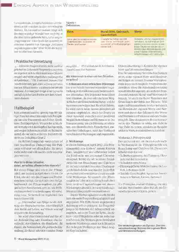 Vorschauseite 2: Das Alter als Limite im Therapieeritschied? Ethische Aspekte