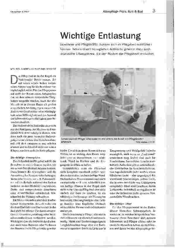 Vorschauseite 1: Wichtige Entlastung