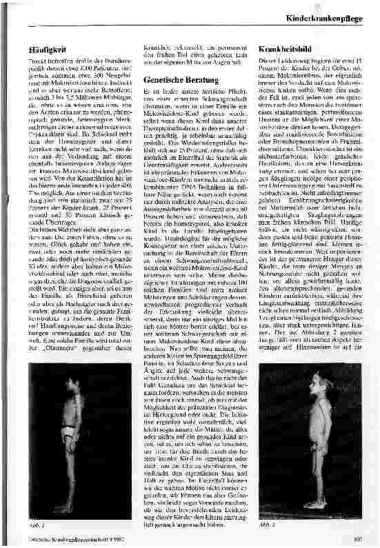 Vorschauseite 2: Das stille Los: Mukoviszidose
