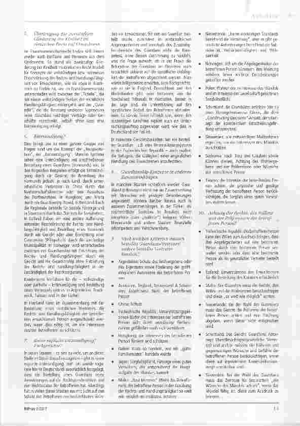 Vorschauseite 4: Erwachsenenschutzrecht im internationalen Vergleich
