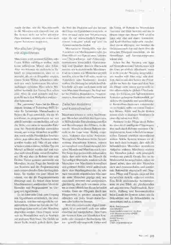 Vorschauseite 2: Ethik-Kommentar Gnzen der digitalen Assistenz