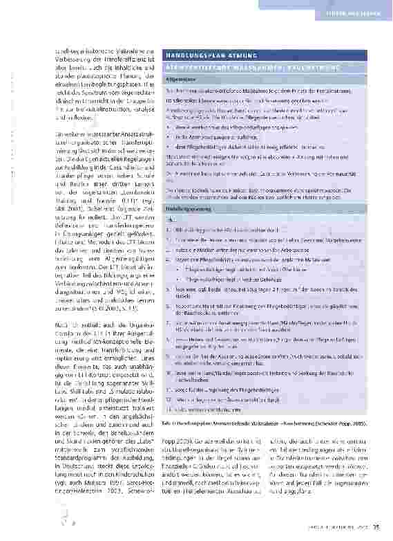 Vorschauseite 2: HANDLUNGSPLÄNE
