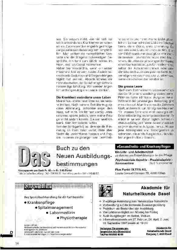 Vorschauseite 2: Alzheimer als Chance