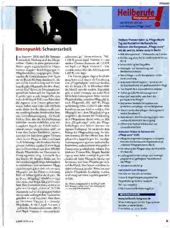 Vorschauseite 2: Das Original in Sachen Pflegerecht