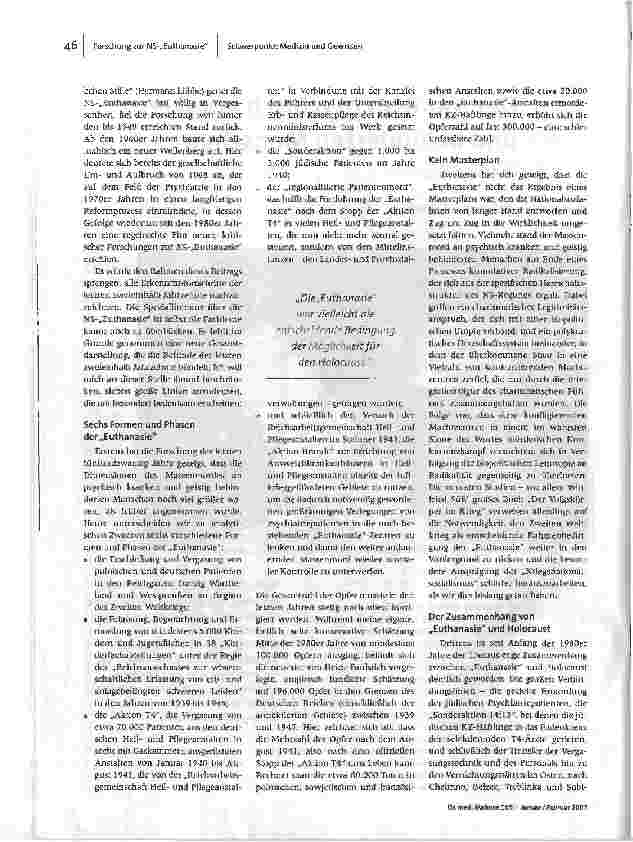 Vorschauseite 2: Der Mord an psychisch kranken und behinderten Menschen