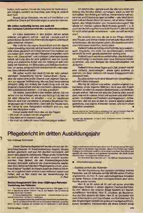 Vorschauseite 3: Wie erleben wir den alten Menschen im häuslichen Bereich? Probleme und Lösungsmöglichkeiten