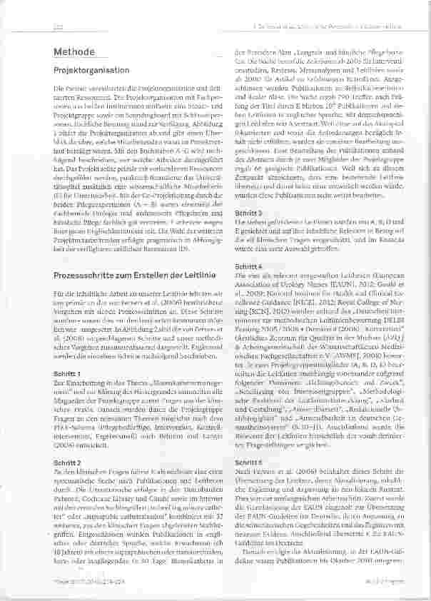 Vorschauseite 4: Eine institutionsübergreifende Leitlinie für erwachsene Personen mit Blasenkatheter