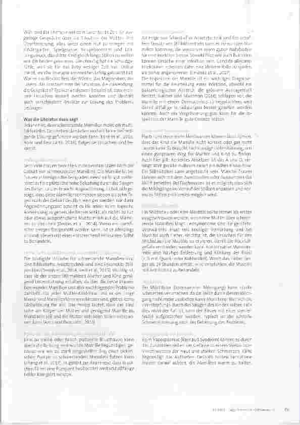 Vorschauseite 3: Schmerzende Mamillen sind eine Herausforderung für die Stilberatung