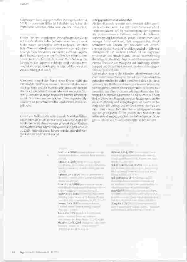 Vorschauseite 4: Schmerzende Mamillen sind eine Herausforderung für die Stilberatung