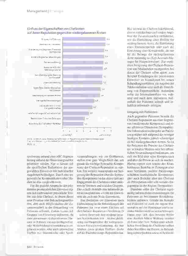 Vorschauseite 3: Marketing-Instrument Chefarzt-Reputation Ein Gesicht bekommen