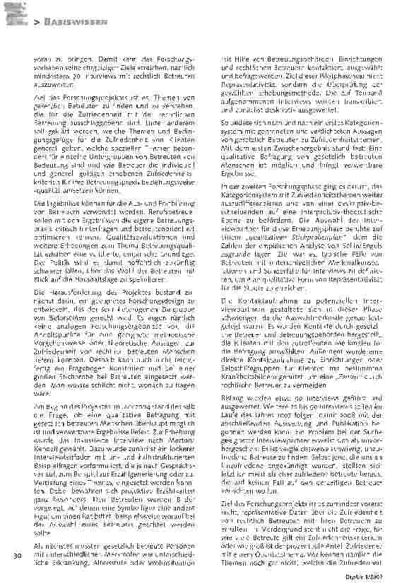 Vorschauseite 2: Was Ihr wollt: Kriterien der Betreutenzufriedenheit mit dem Berufsbetreuer