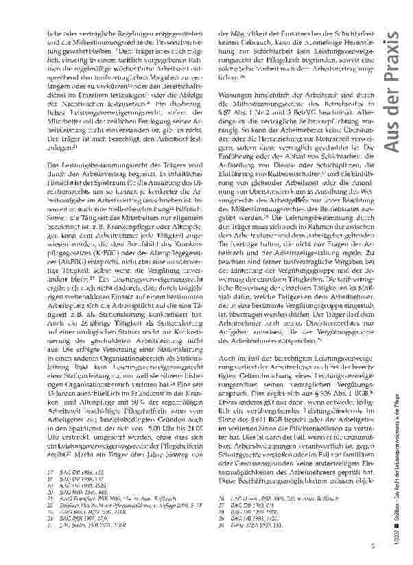Vorschauseite 3: Das Recht der Leistungsverweigerung in der Pflege