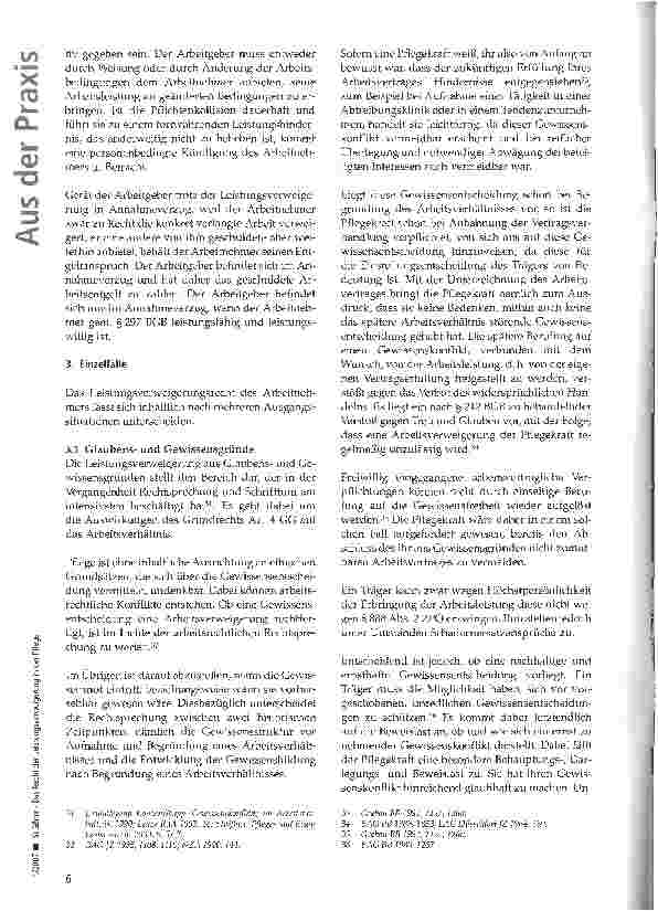 Vorschauseite 4: Das Recht der Leistungsverweigerung in der Pflege