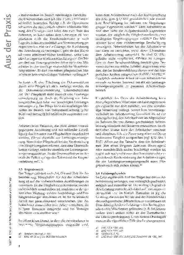 Vorschauseite 6: Das Recht der Leistungsverweigerung in der Pflege