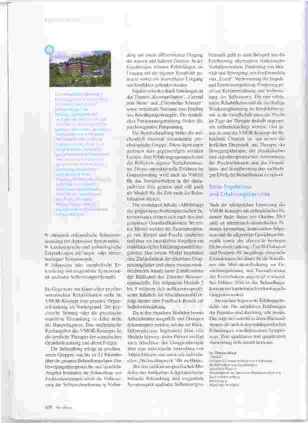 Vorschauseite 3: VMOR in der Rehaklinik Überruh Für Körper und Psyche