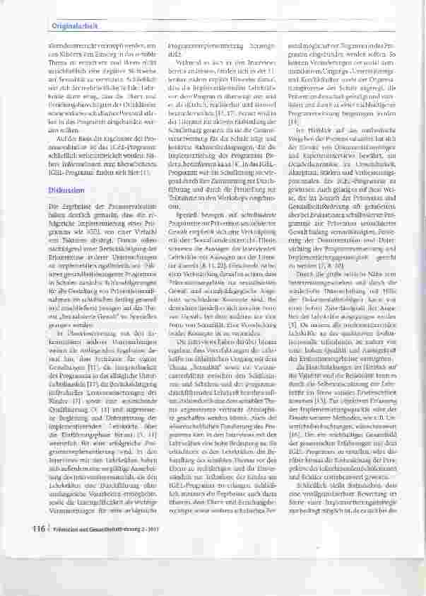 Vorschauseite 5: Prävention sexualisierter Gewalt. Zur Implementierung des IGEL- Programms in Grundschulen