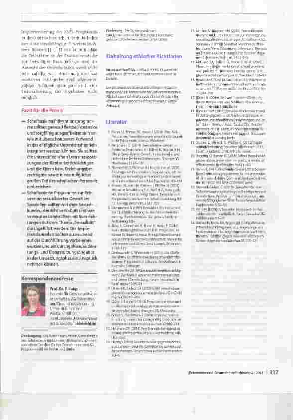 Vorschauseite 6: Prävention sexualisierter Gewalt. Zur Implementierung des IGEL- Programms in Grundschulen