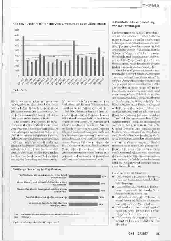 Vorschauseite 3: 5 Jahre IGeL-Monitor: Eine erste Bilanz