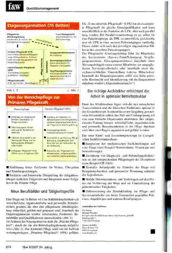 Vorschauseite 3: Exzellente Pflegequalität, die sich rechnet