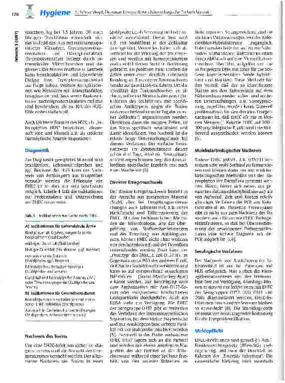 Vorschauseite 2: Ein neuer Erreger: Enterohämorrhagische Escherichia coli