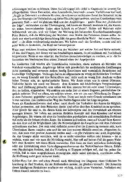 Vorschauseite 3: Das Sterben im Krankenhaus