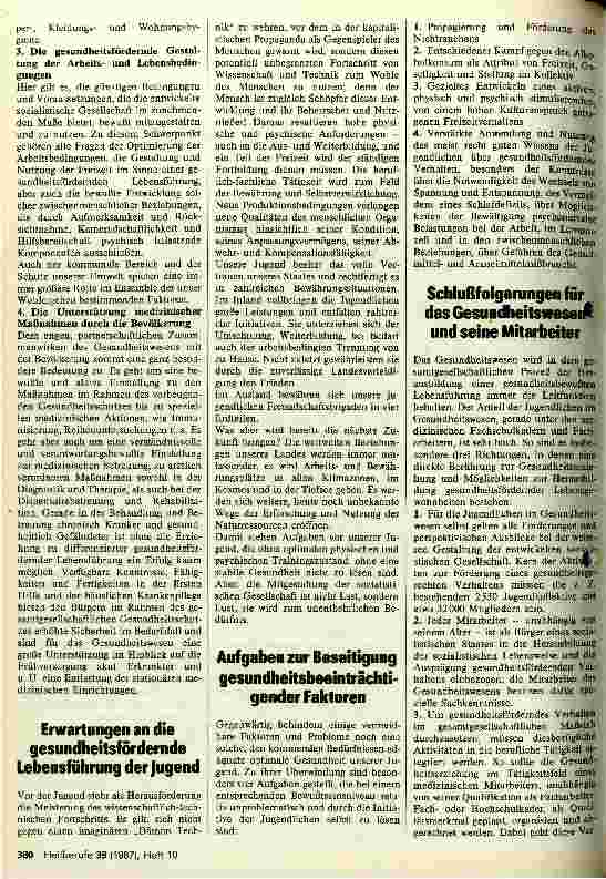 Vorschauseite 2: Jugend und gesundheitsfördernde Lebensführung