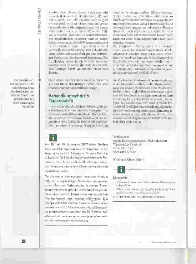 Vorschauseite 5: Akupunktur nach Dr. Manaka Mit Nadeln und Kabeln gegen Schmerzen