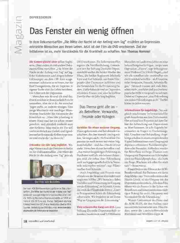 Vorschauseite 1: Das Fenster ein wenig öffnen