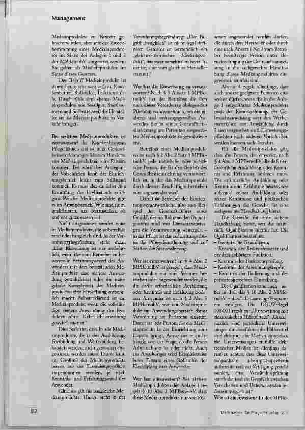 Vorschauseite 3: Sorgfältige Einweisung ist ein Muss!