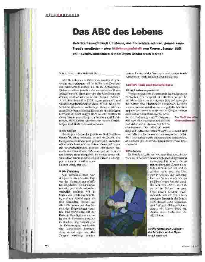 Vorschauseite 1: Das ABC des Lebens