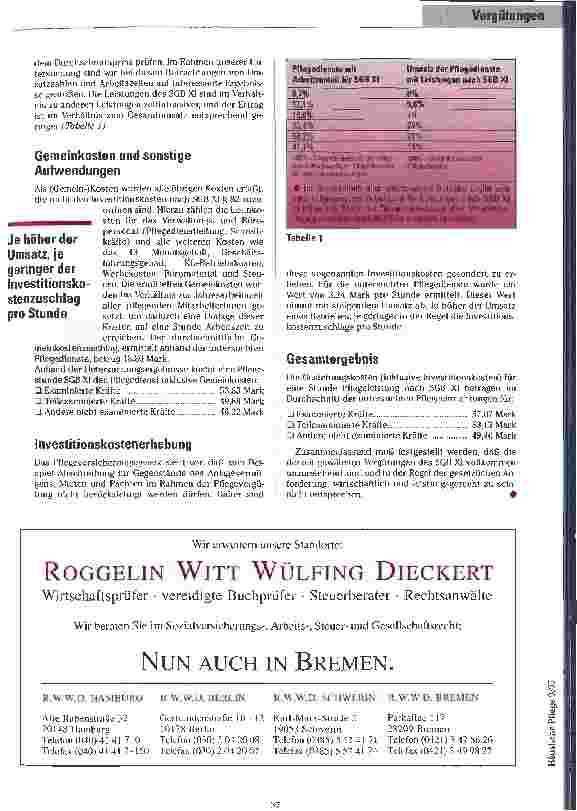 Vorschauseite 3: Was kostet eine Stunde Pflegeversicherung wirklich? Untersuchung zu den tatsächlichen Kosten für Pflegedienste im Rahmen des SGB XI