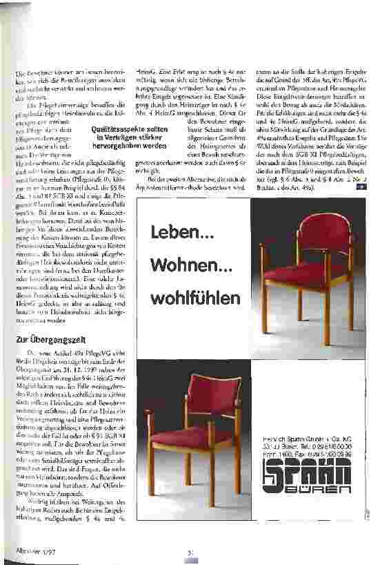 Vorschauseite 4: Mehr Transparenz und Mitbestimmung Auswirkungen des SGB XI aus Bewohnersicht