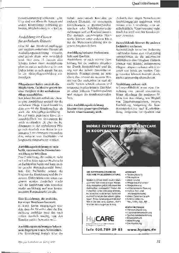 Vorschauseite 2: Schule und Betrieb gestalten Ausbildung Hand in Hand