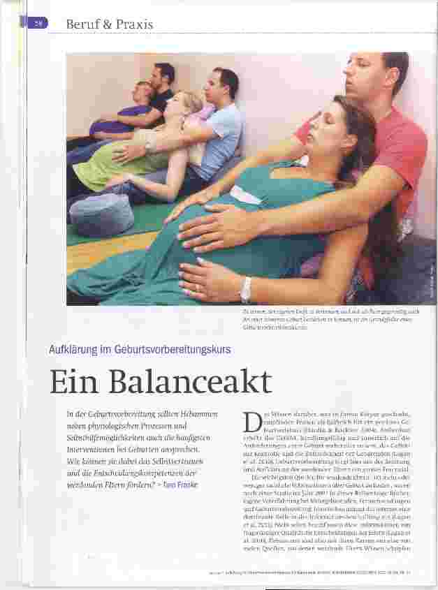 Vorschauseite 1: Ein Balanceakt