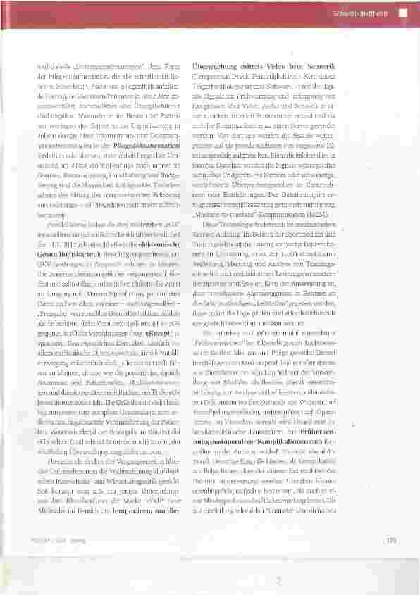 Vorschauseite 2: Chancen und Risiken der Digitalisierung in Klinik, Praxis und Pflege