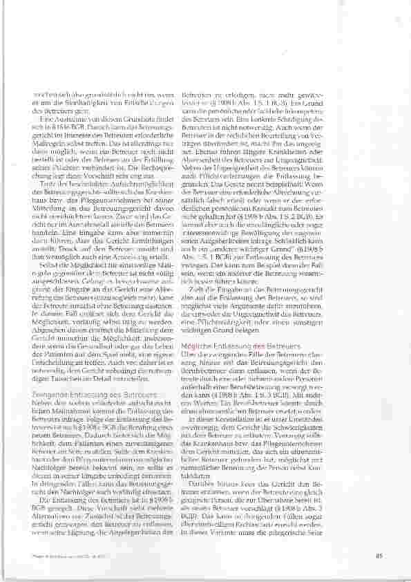 Vorschauseite 4: Vom richtigen Umgang mit problematischen Betreuern