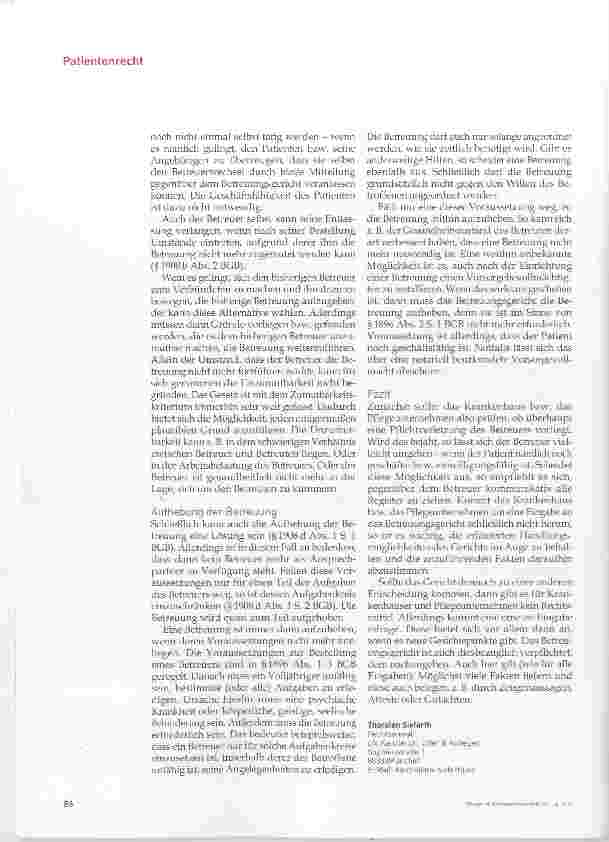 Vorschauseite 5: Vom richtigen Umgang mit problematischen Betreuern