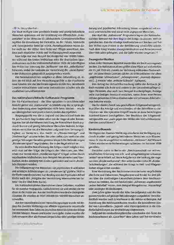 Vorschauseite 2: Macht über Leben und Tod