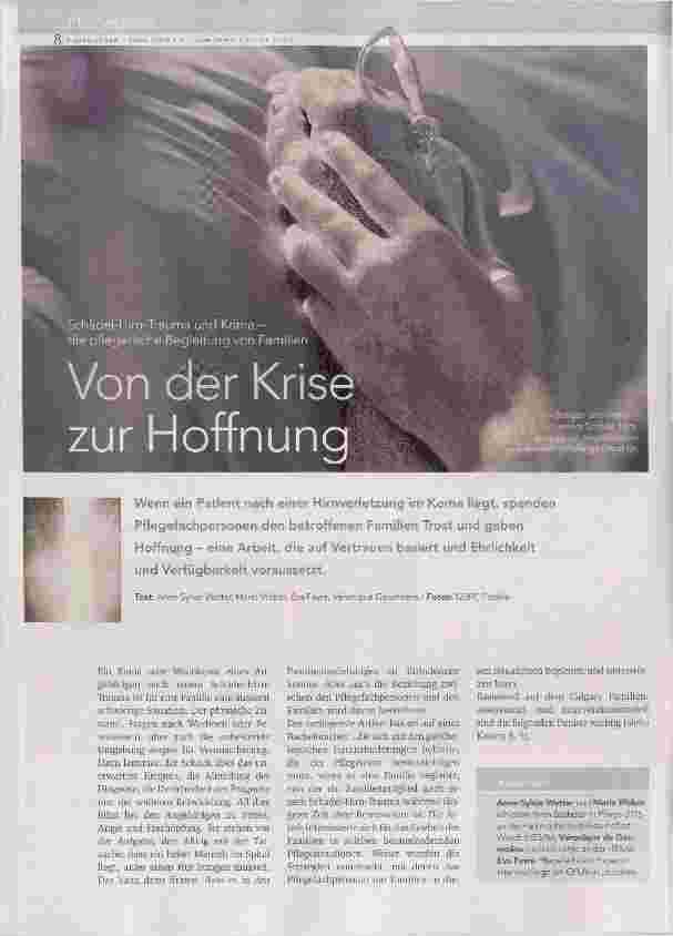 Vorschauseite 1: Von der Krise zur Hoffnung