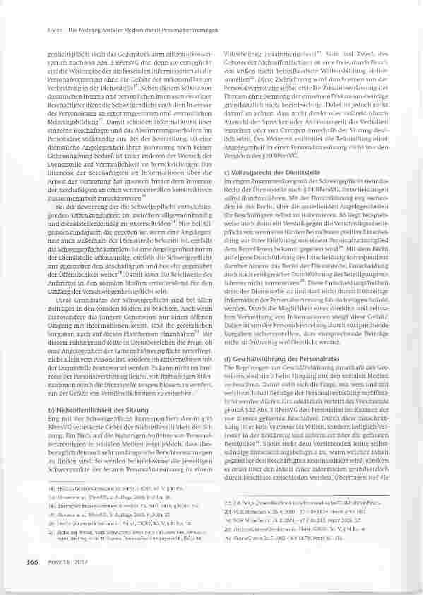 Vorschauseite 3: Die Nutzung sozialer Medien durch Personalvertretungen